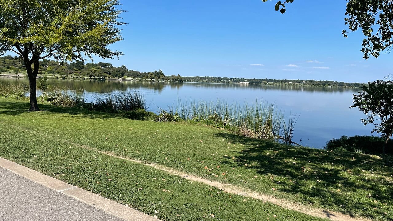 White Rock Lake in Dallas, photographed in September 2022.